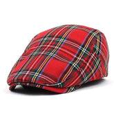 Autumn Winter Hats British Western Style Striped Berets CapsMen's Autumn Winter Hats British Western Style Striped Berets Caps